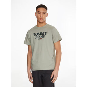 Tommy Jeans pánské zelené tričko - M (PMI)